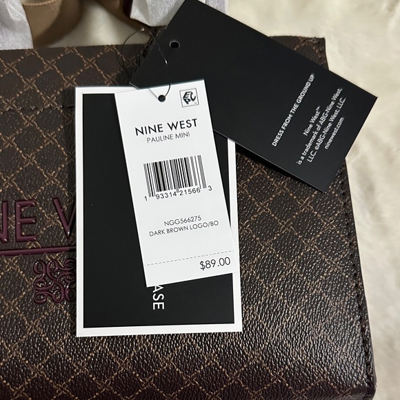 Nine West Crossbody Bag in Brown, Tan and Wine - Picture 3 of 8